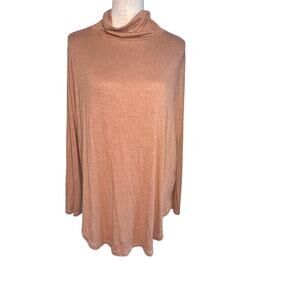 Anybody Women’s  M longsleeve Lagenlook turtleneck Lightweight tunic blouse